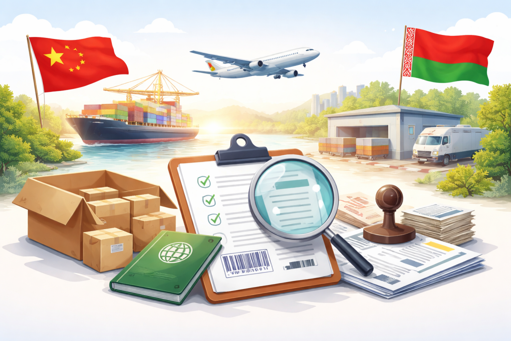 Таможенное оформление при импорте из Китая в Беларусь: пошаговое руководство 2026