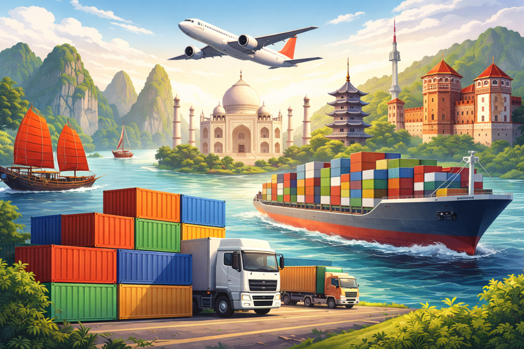 Доставка из Вьетнама, Индии и Кореи в Беларусь: альтернатива Китаю в 2026 году